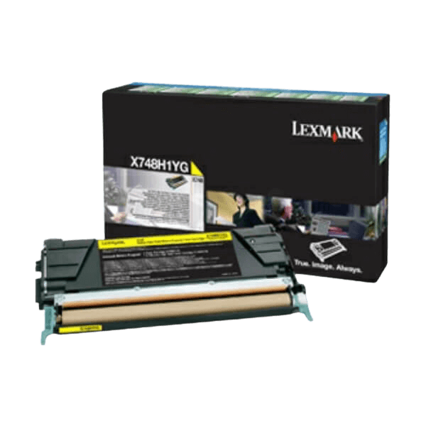 Lexmark Original X748 X748H3YG XL gul toner | Innehåll: 10000 sidor