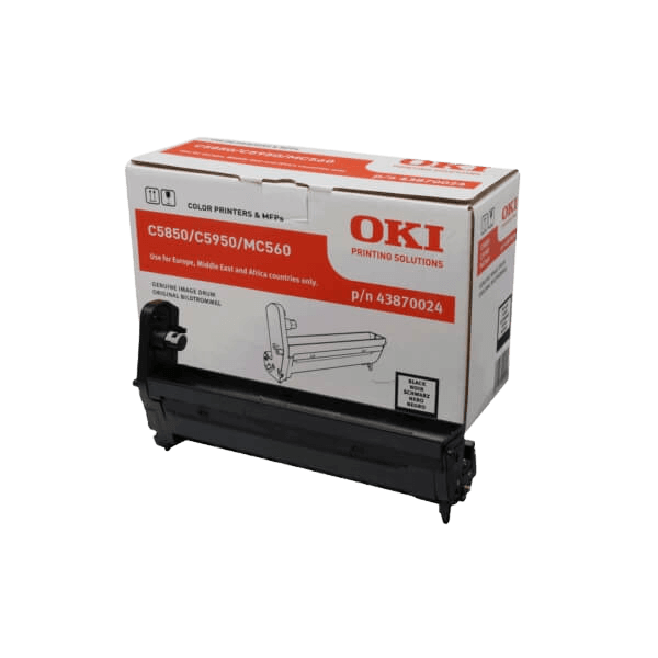 OKI Original 43870024 svart trumma | Innehåll: 20000 sidor