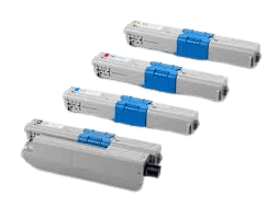 PixoJet OKI 44973536 rabattpaket - 4 st.