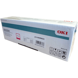 OKI Original 46490622 magenta toner | Innehåll: 6000 sidor