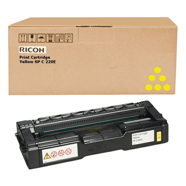 Ricoh Original 407546 gul toner | Innehåll: 1600 sidor