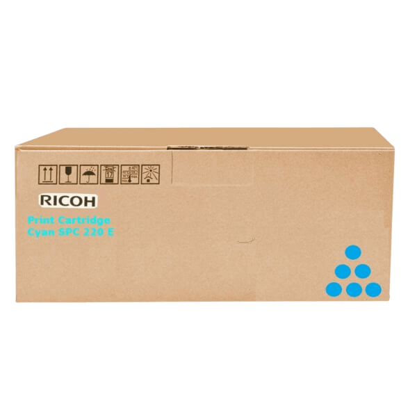 Ricoh Original TYPE SP C 220 E 407645 / 406053 cyan toner | Innehåll: 2000 sidor