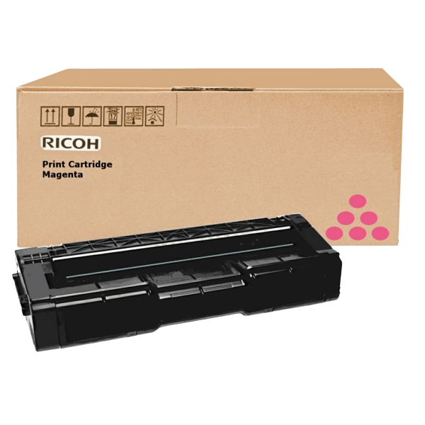 Ricoh Original TYPE SPC 310 HE 406481 / 407636 XL magenta toner | Innehåll: 6000 sidor