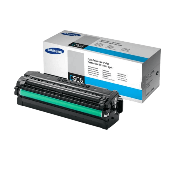 Samsung Original CLT-C506S SU047A cyan toner | Innehåll: 1500 sidor