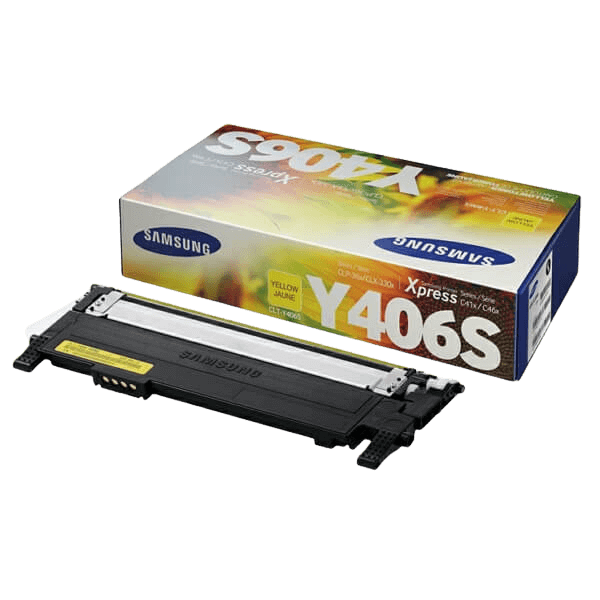 Samsung Original CLT-Y406S SU462A gul toner | Innehåll: 1000 sidor