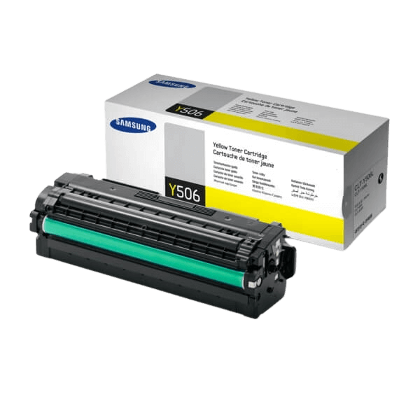 Samsung Original CLT-Y506L SU515A XL gul toner | Innehåll: 3500 sidor