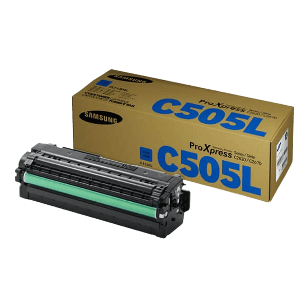 Samsung Original SU035A CLT-C505L cyan toner | Innehåll: 3500 sidor