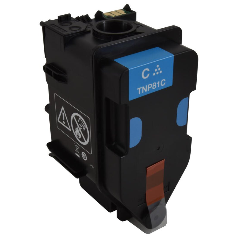 PixoJet Konica Minolta TNP-81C AAJW451 cyan toner | Innehåll: 9000 sidor