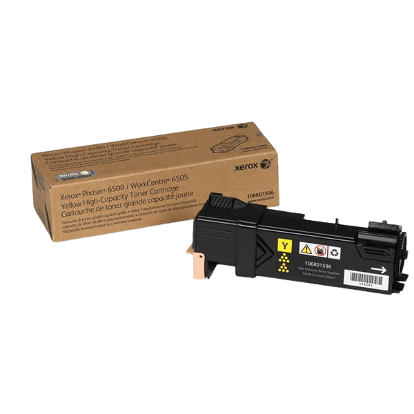Xerox Original 106R01596 gul toner | Innehåll: 2500 sidor