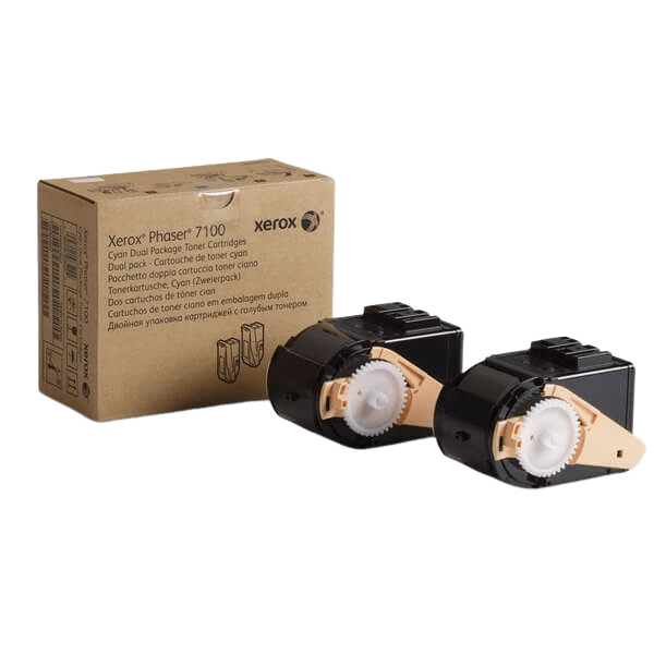 Xerox Original 106R02602 twin pack cyan toner | Innehåll: 9000 sidor