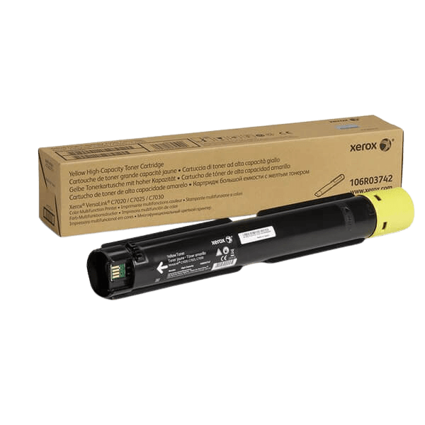 Xerox Original 106R03742 gul toner | Innehåll: 9800 sidor