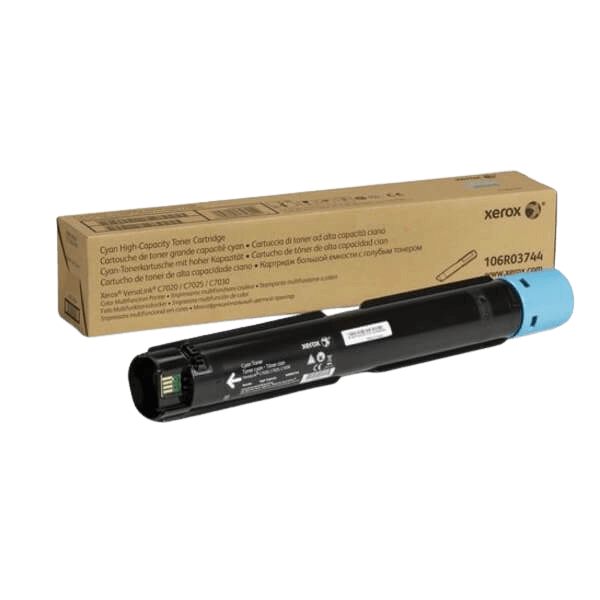 Xerox Original 106R03744 cyan toner | Innehåll: 9800 sidor